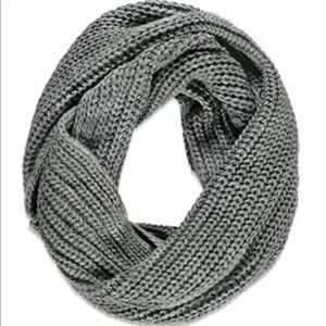 Forever 21 Grey Cold Weather Infinity Scarf